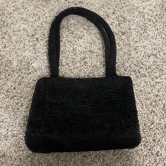 Vintage Handbags - Vintage Fuzzy Bag